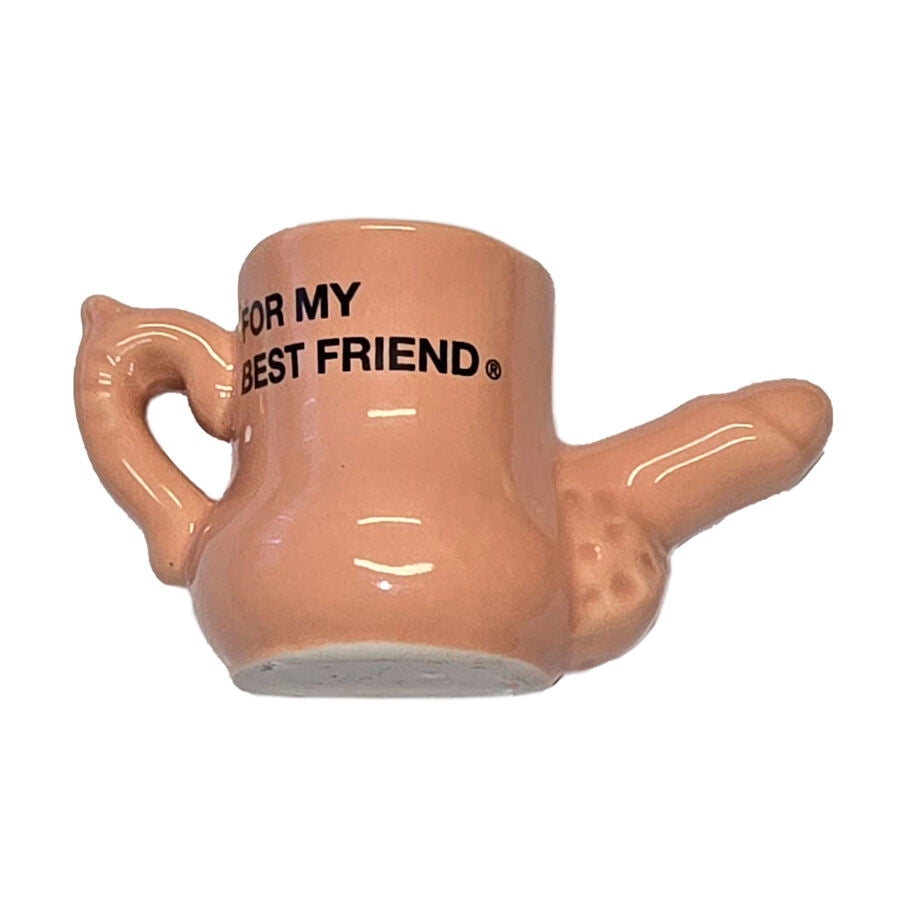 DIABLO PICANTE – IMÁN TAZA CERÁMICA CON PENE EN RELIEVE “FOR MY BEST FRIEND”