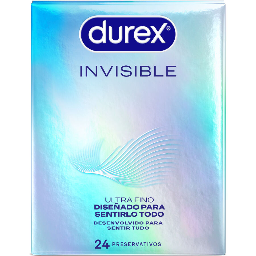 DUREX - PRESERVATIVOS INVISIBLE ULTRA FINO 24 UNIDADES