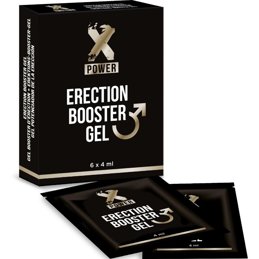 XPOWER - ERECTION BOOSTER GEL POTENCIADOR ERECCION 6 X 4 ML