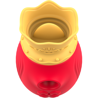 INTENSE - ESTIMULADOR CLÍTORIS 10 MODOS DE SUCCIÓN Y LICKING - ROJO