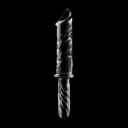 NEBULA SERIES BY IBIZA - MODELO 24 DILDO CRISTAL TRANSPARENTE 28.5 CM -O- 5 CM