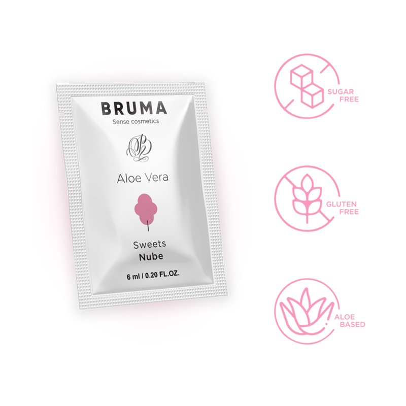 BRUMA - 6 ML GEL DESLIZANTE CON ALOE VERA SABOR A NUBE