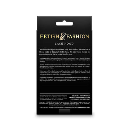 NS NOVELTIES - FETISH & FASHION PASAMONTAÑAS DE ENCAJE NEGRO
