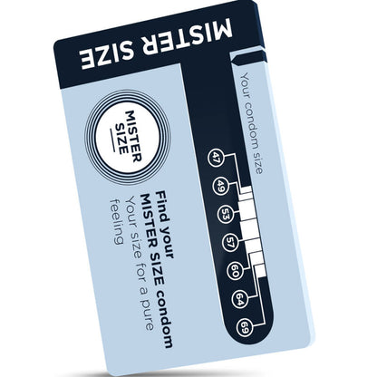 MISTER SIZE - MEDIDOR TAMAÑO PRESERVATIVO IDEAL (INGLÉS)