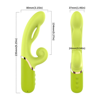 ARMONY - VIBRADOR ESTIMULADOR PUNTO A INFLABLE VERDE