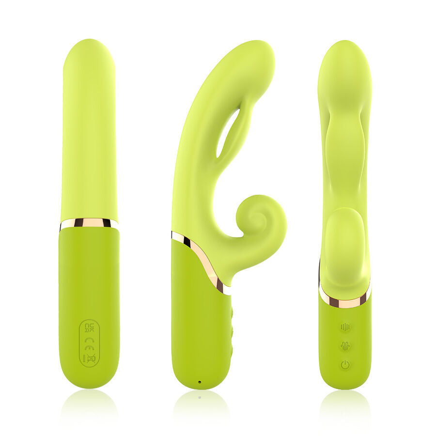 ARMONY - VIBRADOR ESTIMULADOR PUNTO A INFLABLE VERDE