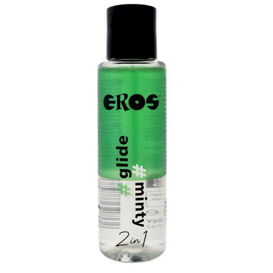 EROS - LUBRICANTE "2 EN 1" GLIDE MINTY BASE DE SILICONA 100 ML