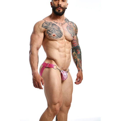 MOB - DNGEON JOCKSTRAP A PRESIÓN ROSA TALLA ÚNICA