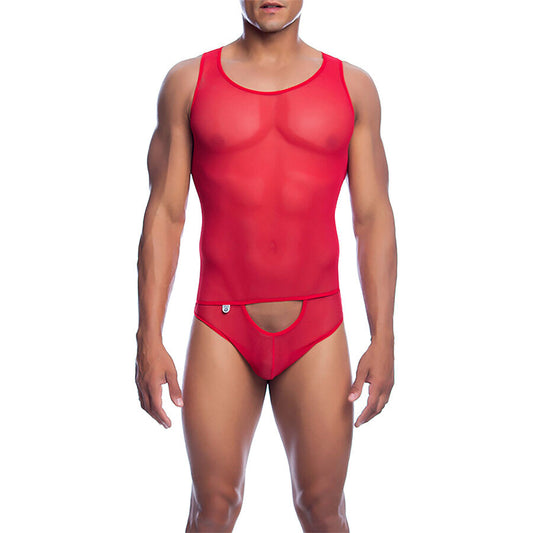 MOB - BODYSHEER TRANSPARTE ROJO TALLA L/XL