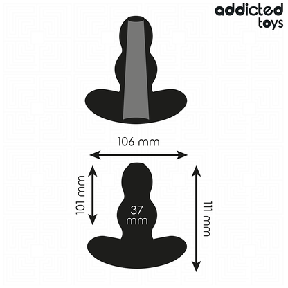 ADDICTED TOYS - PLUG ANAL HUECO SILICONA TALLA L 11.1 CM