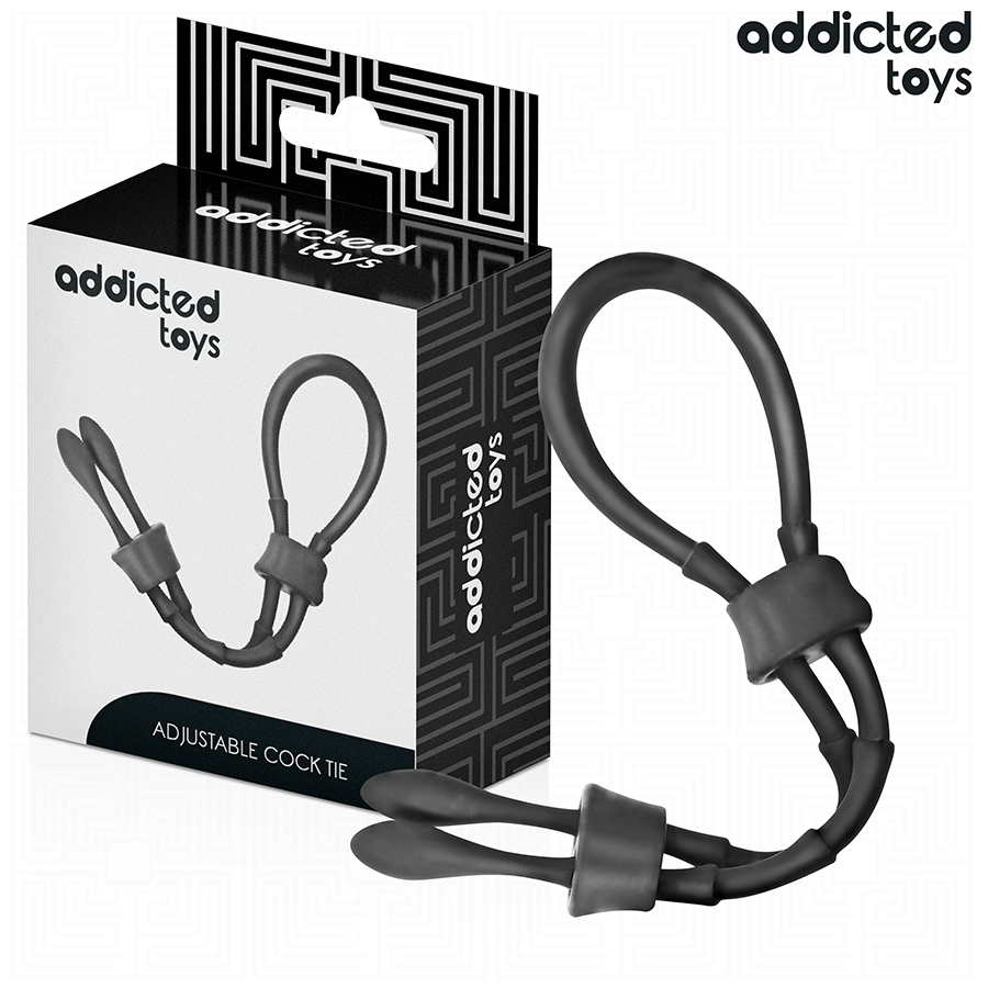ADDICTED TOYS - CUERDA SILICONA AJUSTABLE PARA EL PENE
