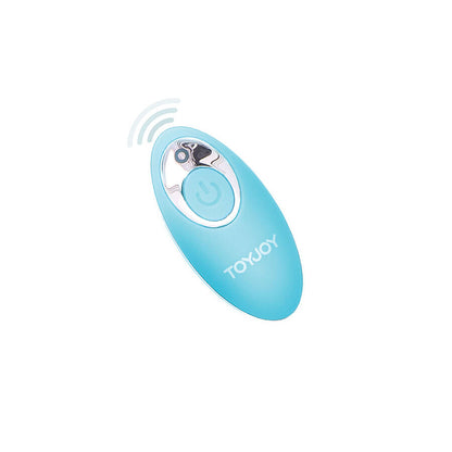 TOYJOY - HAPPINESS IM SO EGGCITED VIBRADOR CON CONTROL REMOTO AZUL