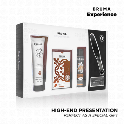 BRUMA XPERIENCE - KIT TENTACIÓN DULCE TARTA AMERICANA CON POTENCIADOR DE ORGASMOS
