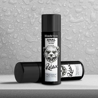 BLACK HOLE -  ANAL RELAXING CON JOJOBA BASE SILICONA 30 ML