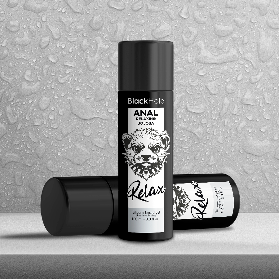 BLACK HOLE - ANAL RELAXING CON JOJOBA BASE SILICONA 100 ML