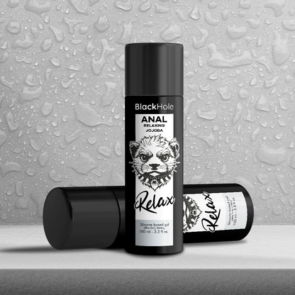 BLACK HOLE - ANAL RELAXING CON JOJOBA BASE SILICONA 100 ML