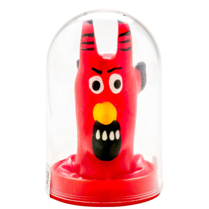 CONDOMERIE - PRESERVATIVO DECORATIVO PINTADO A MANO DIABLO ROJO