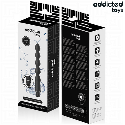 ADDICTED TOYS - LIMPIADOR ANAL CON ADAPTADOR UNIVERSAL MODELO 6