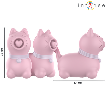 INTENSE - MARIE ESTIMULADOR CON LENGUA EFECTO PULSACIÓN ROSA