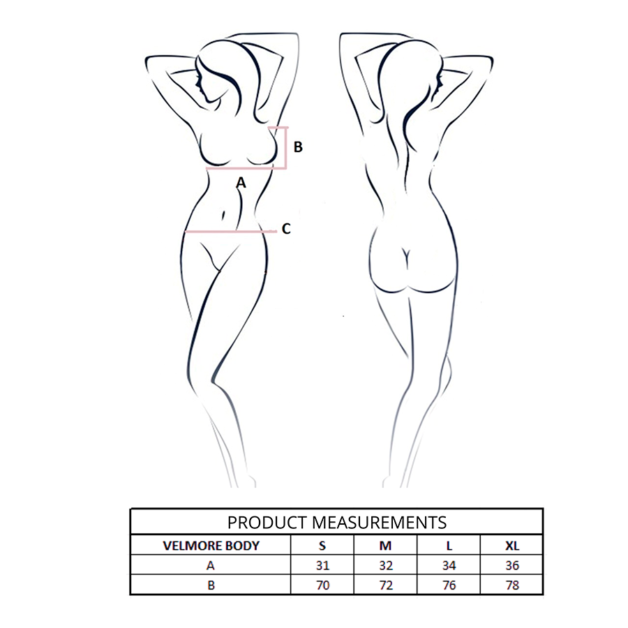 PASSION - VELMORE BODY VIOLETA L/XL