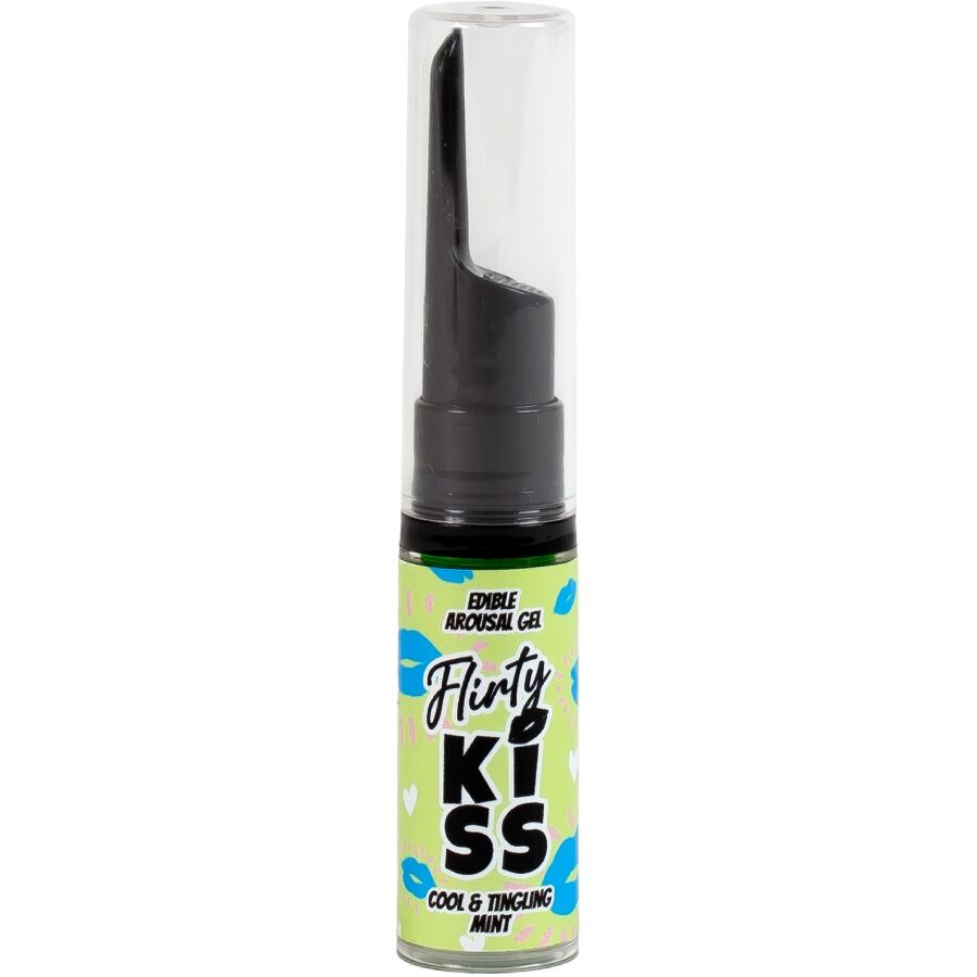 SECRETPLAY - FLIRTY KISS GELES CON EFECTOS SEXO ORAL FRESA & MENTA 2 x 8 GR