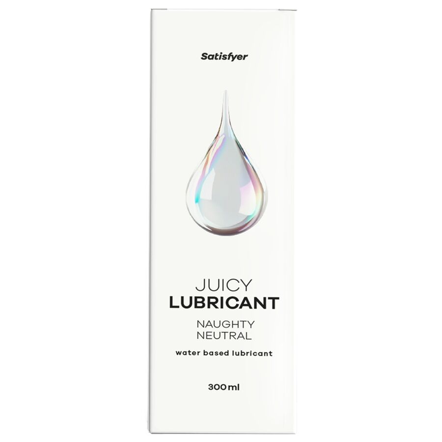 SATISFYER - JUICY LUBRICANTE BASE AGUA NEUTRO 300 ML