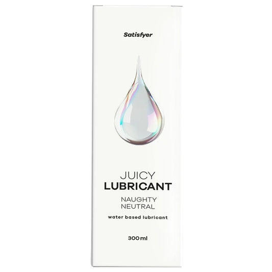 SATISFYER - JUICY LUBRICANTE BASE AGUA NEUTRO 300 ML