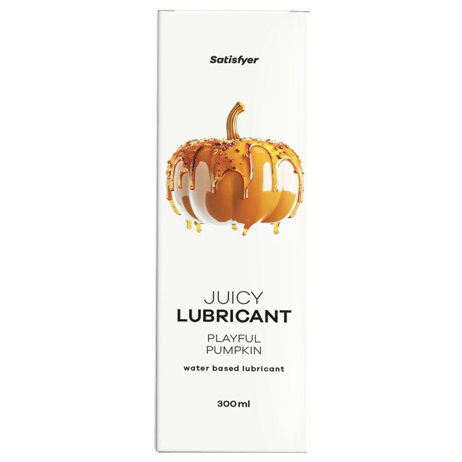SATISFYER - JUICY LUBRICANTE BASE AGUA AROMA ESPECIAS DE CALABAZA 300 ML