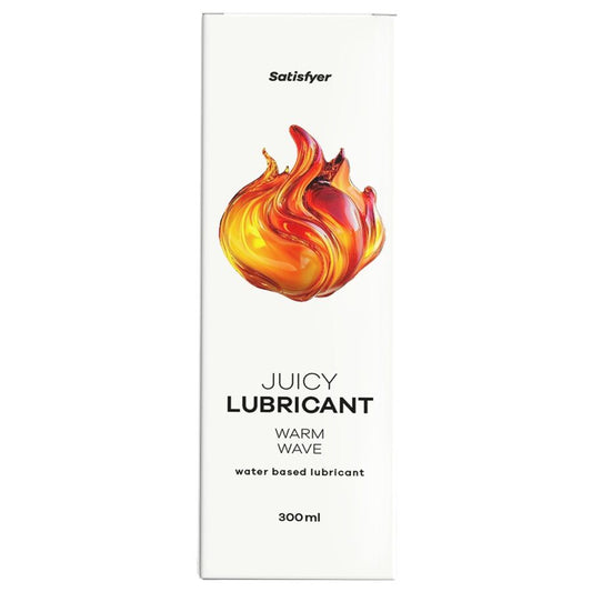 SATISFYER - JUICY LUBRICANTE BASE AGUA EFECTO CALOR 300 ML