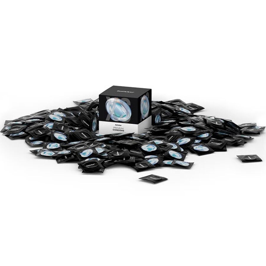 SATISFYER - PRESERVATIVOS TALLA L 57 MM - CAJA 100 UNIDADES