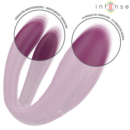 INTENSE - SANDRA VIBRADOR & ESTIMULADOR DE PINZAS CON GOLPETEO CONTROL REMOTO