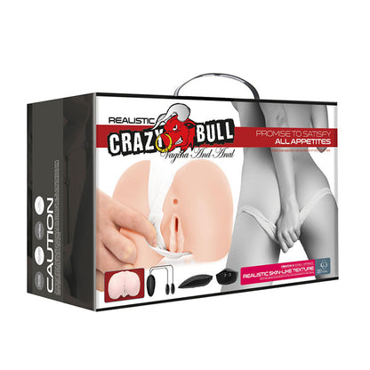 CRAZY BULL - VAGINA Y ANO REALÍSTICOS CON VIBRACIÓN POSICIÓN 8