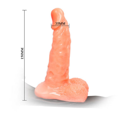 BAILE - ARNÉS CON PENE REALÍSTICO Y BRAGUITA AJUSTABLE ULTRA PASSIONATE 15.5 CM