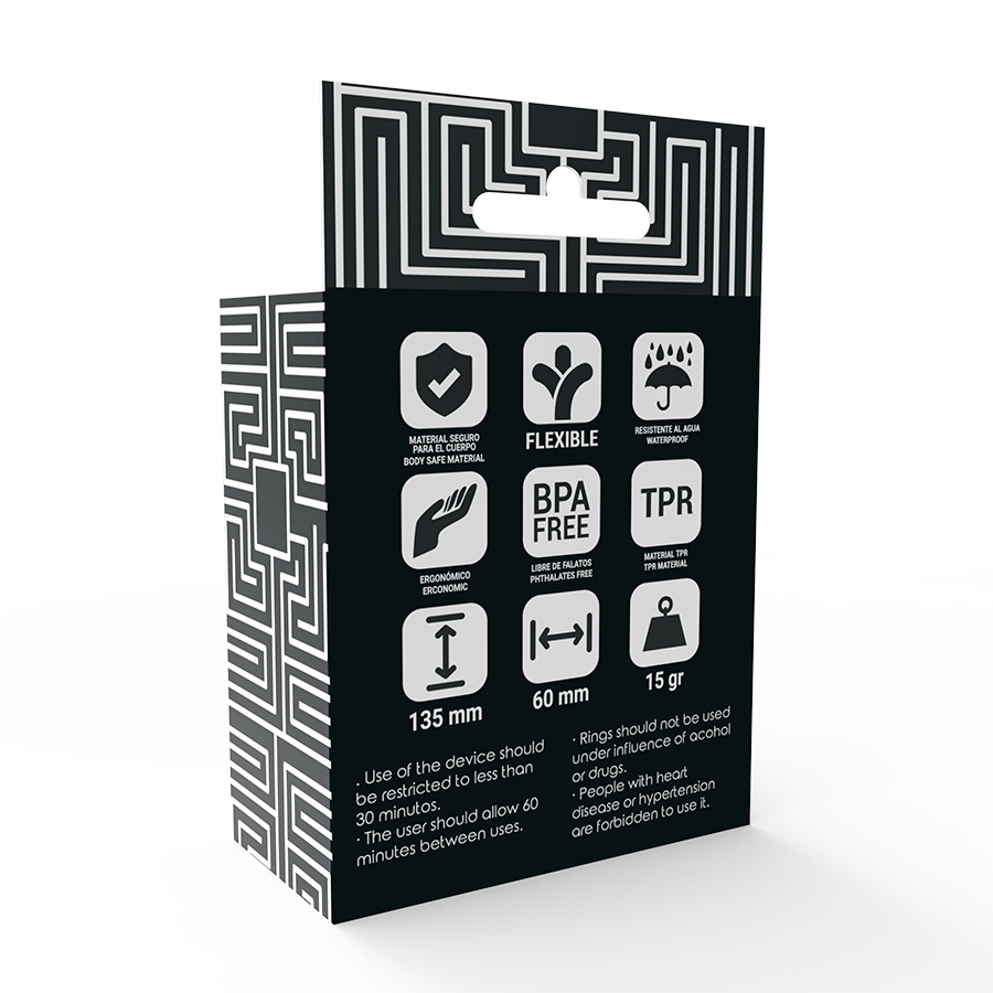 ADDICTED TOYS - SET ANILLOS PENE Y TESTÍCULOS - AHUMADO