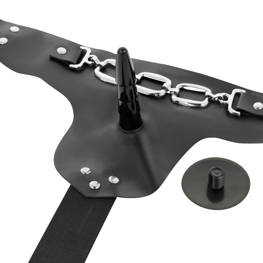 HARNESS ATTRACTION - ARNÉS  GEORGE REALÍSTICO VIBRADOR 19 CM -O- 4 CM