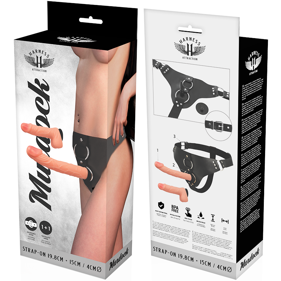 HARNESS ATTRACTION - ARNÉS  MURDOCK 19.8 + 15 CM -O- 4 CM